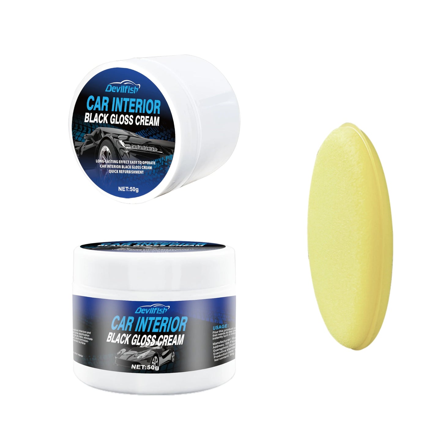 Auto Interior Renovation Kit - Plastic Refurbishment & Tire Shine, Car Detailing Repair Anti - Aging Protection Fits All Vehicle - Itzyeshop