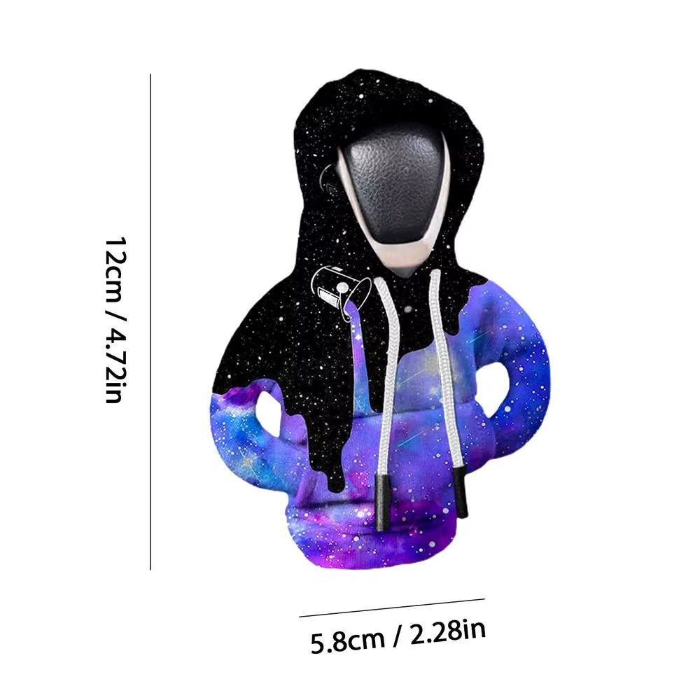 Gear Shift Hoodie Cover Shift Cover Car Gear Handle Decoration Fits Manual Automatic Universal Car Shift Lever Interior Decor - Itzyeshop