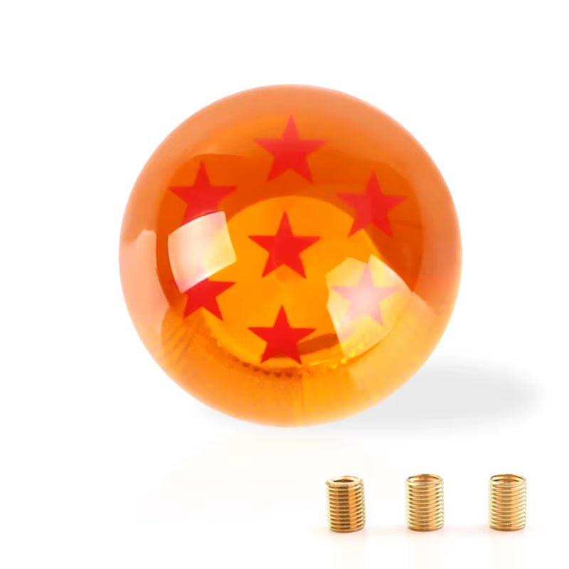 Universal Auto Shift Knob RARE Star BALL Z Orange BALL 54Mm Diameter Gear SHIFT KNOB 1 - 7 STARS - Itzyeshop