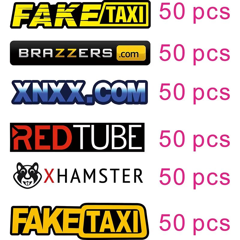 10Cm Car Decals 50 Pcs Cover Scratches Motorcycle Label Stickers Decoration Accessories Custom PVC Personality, - Itzyeshop