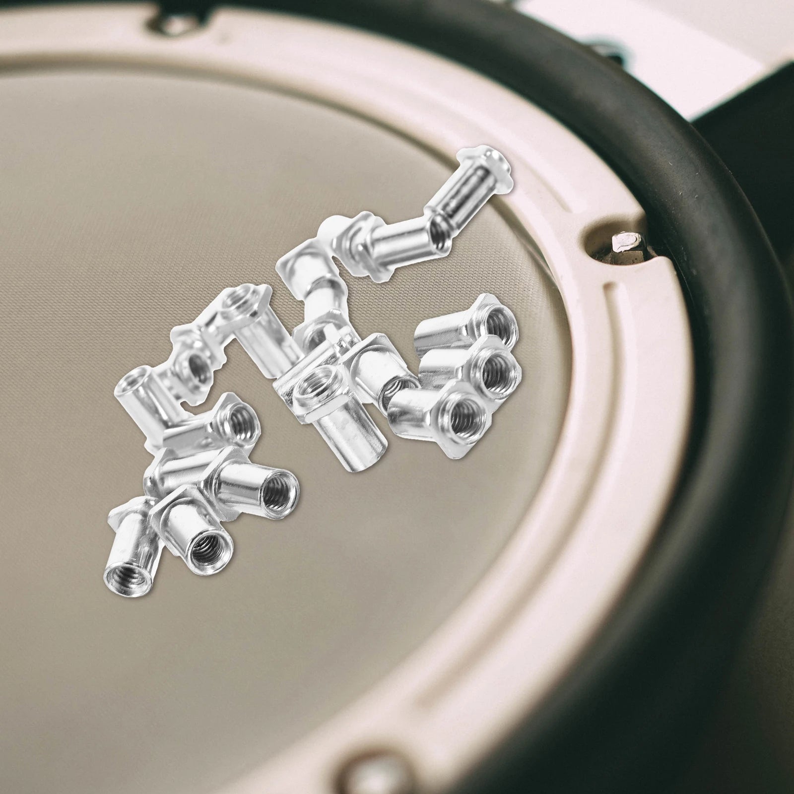 20pcs Drum Swivel Nuts 6mm Replacement Tom Lug Parts Practical Function Great Craftsmanship Fashionable Unique - Itzyeshop
