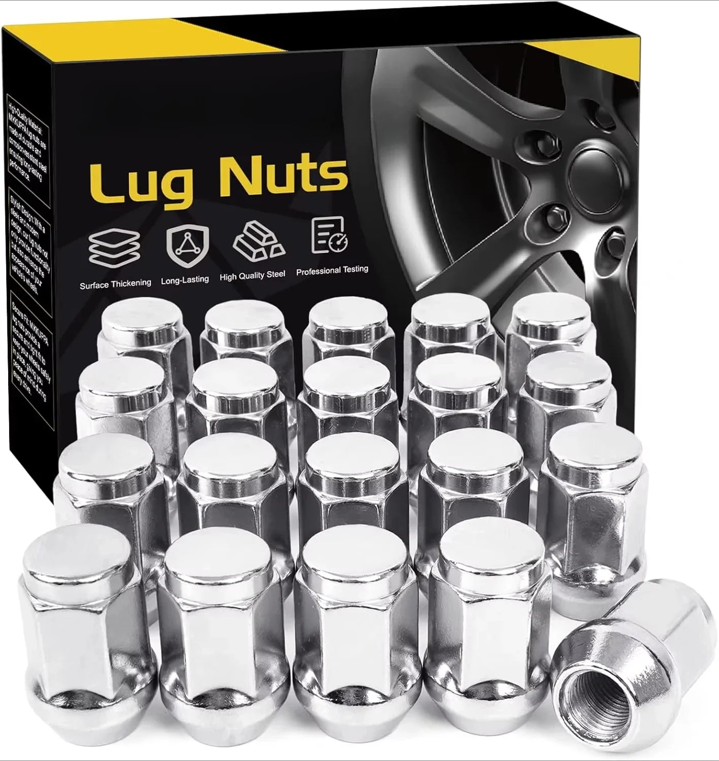 20pcs M12x1.25 Lug Nuts - Replacement for Nissan Altima Maxima Pathfinder Rogue Sentra, Subaru Outback Forester - Itzyeshop