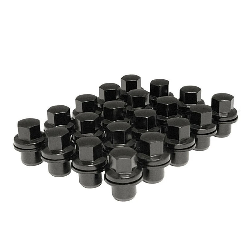 20X Black Lug Nuts M14X1.5 - Itzyeshop