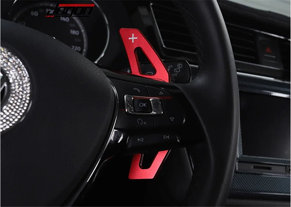 2Pcs Shift Paddle For VW Volkswagen Tiguan MK2 Golf 7 Golf 8 Passat B8 Jetta MK6 Car Steering Wheel DSG Paddle Shifter Extension - Itzyeshop