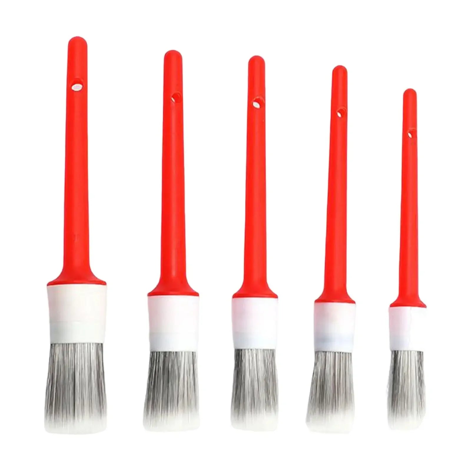 5 Sizes Auto Car Detailing Brushes Kit for Wheels Engine Console Dashboard Interior Exterior Cleaning Brushes Car Detail Brush - Itzyeshop