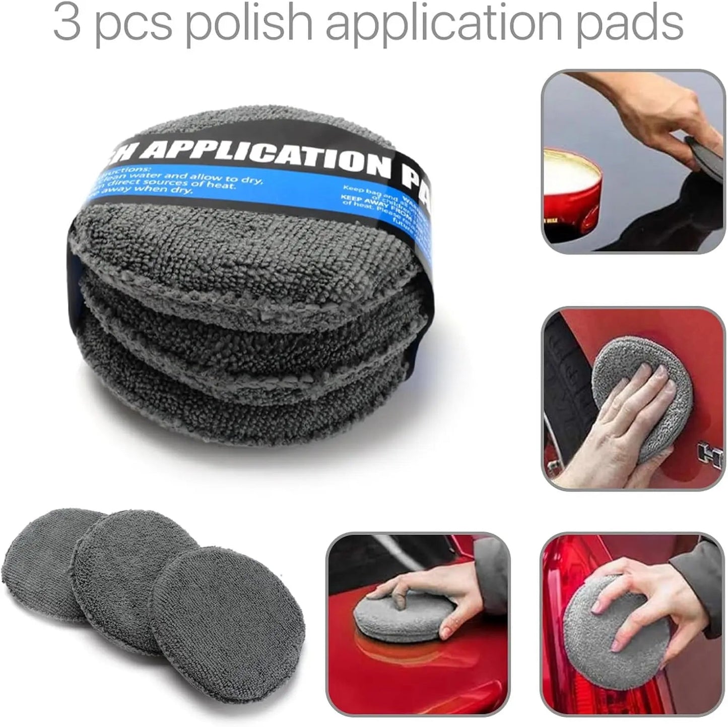 9Pcs Car Cleaning Kit Car Wash Cleaning Tools Microfiber Car Detailing Cleaning Set for Interior Exterior Car Washing - Itzyeshop