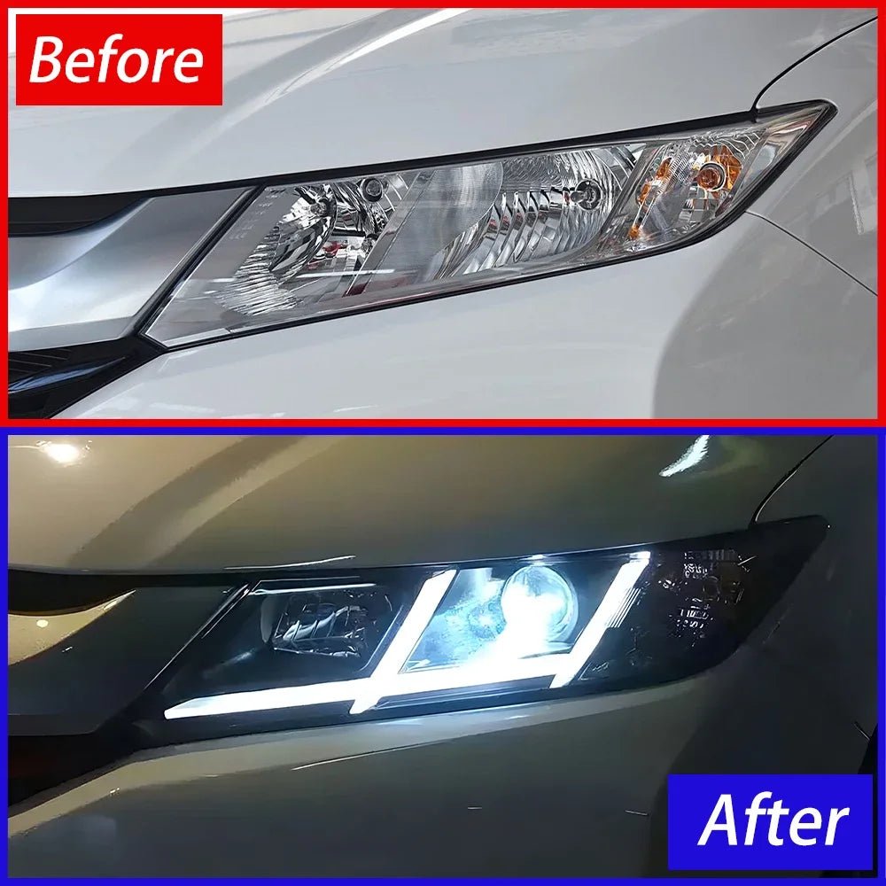 Auto Headlights For Honda City 2015 - 2019 LED Car Front Lamps Assembly Upgrade High Quality Projector Lens Tool Accessories - Itzyeshop
