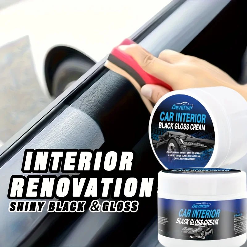 Auto Interior Renovation Kit - Plastic Refurbishment & Tire Shine, Car Detailing Repair Anti - Aging Protection Fits All Vehicle - Itzyeshop