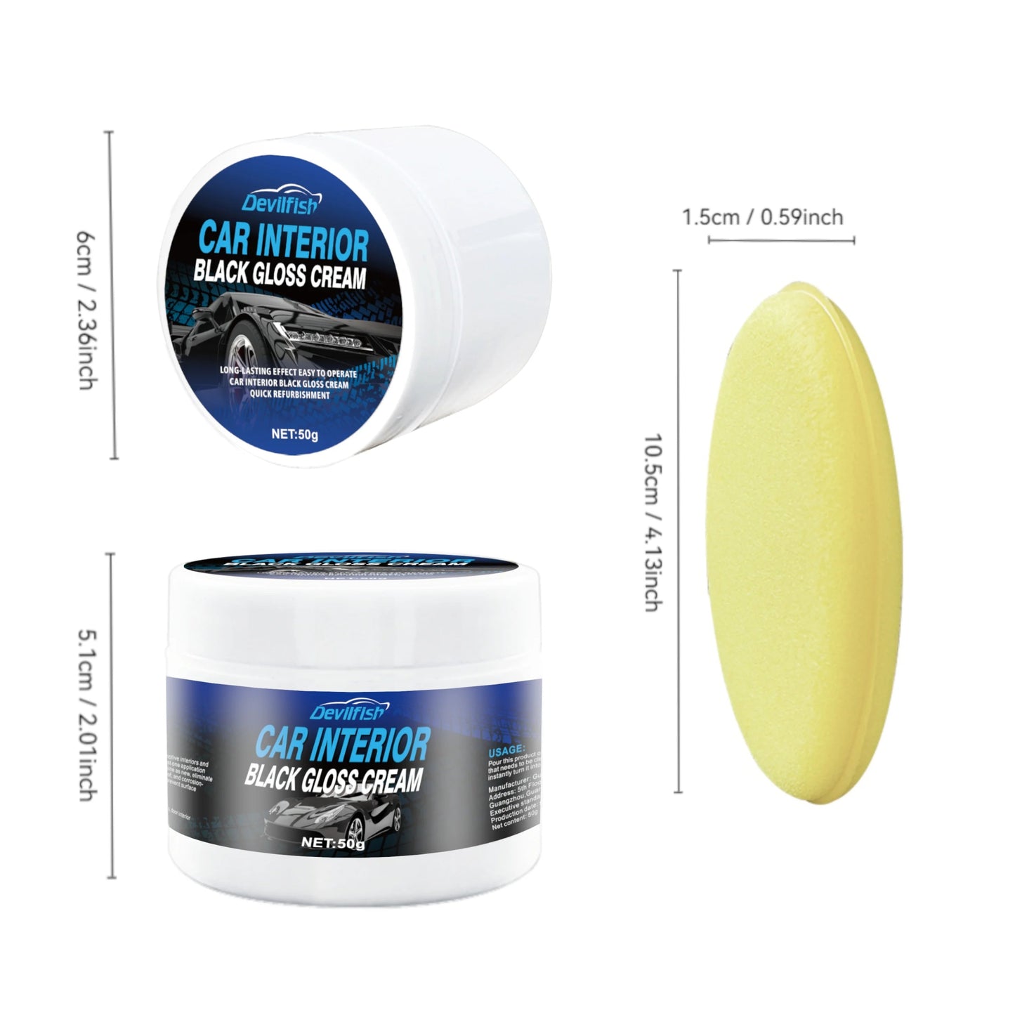 Auto Interior Renovation Kit - Plastic Refurbishment & Tire Shine, Car Detailing Repair Anti - Aging Protection Fits All Vehicle - Itzyeshop