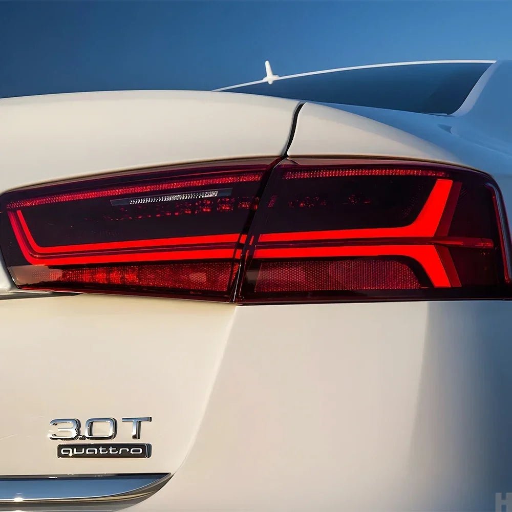 Auto Taillights Assembly for Audi A6 C7 A6L S6 2012 - 2015 Led Car Rear Lamps Upgrade Fishbone Style Taillight Accessories - Itzyeshop