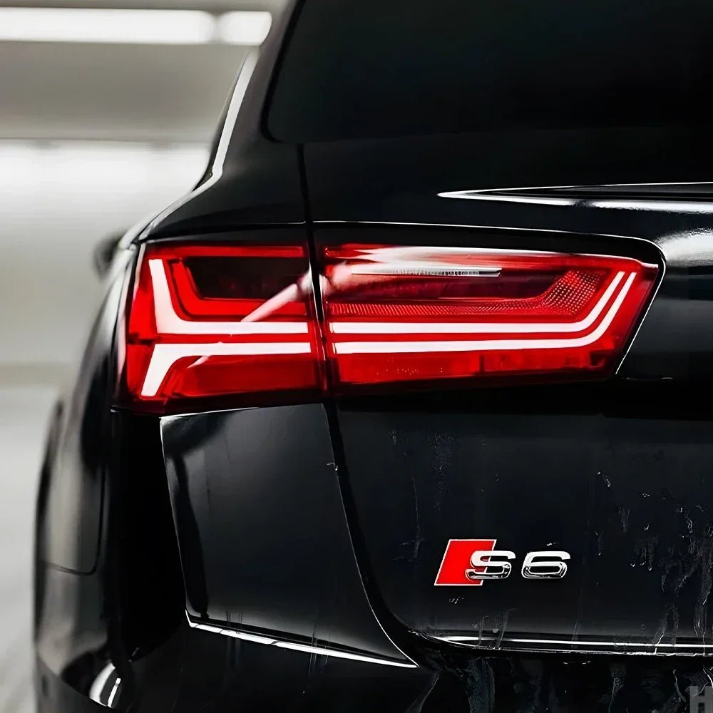 Auto Taillights Assembly for Audi A6 C7 A6L S6 2012 - 2015 Led Car Rear Lamps Upgrade Fishbone Style Taillight Accessories - Itzyeshop