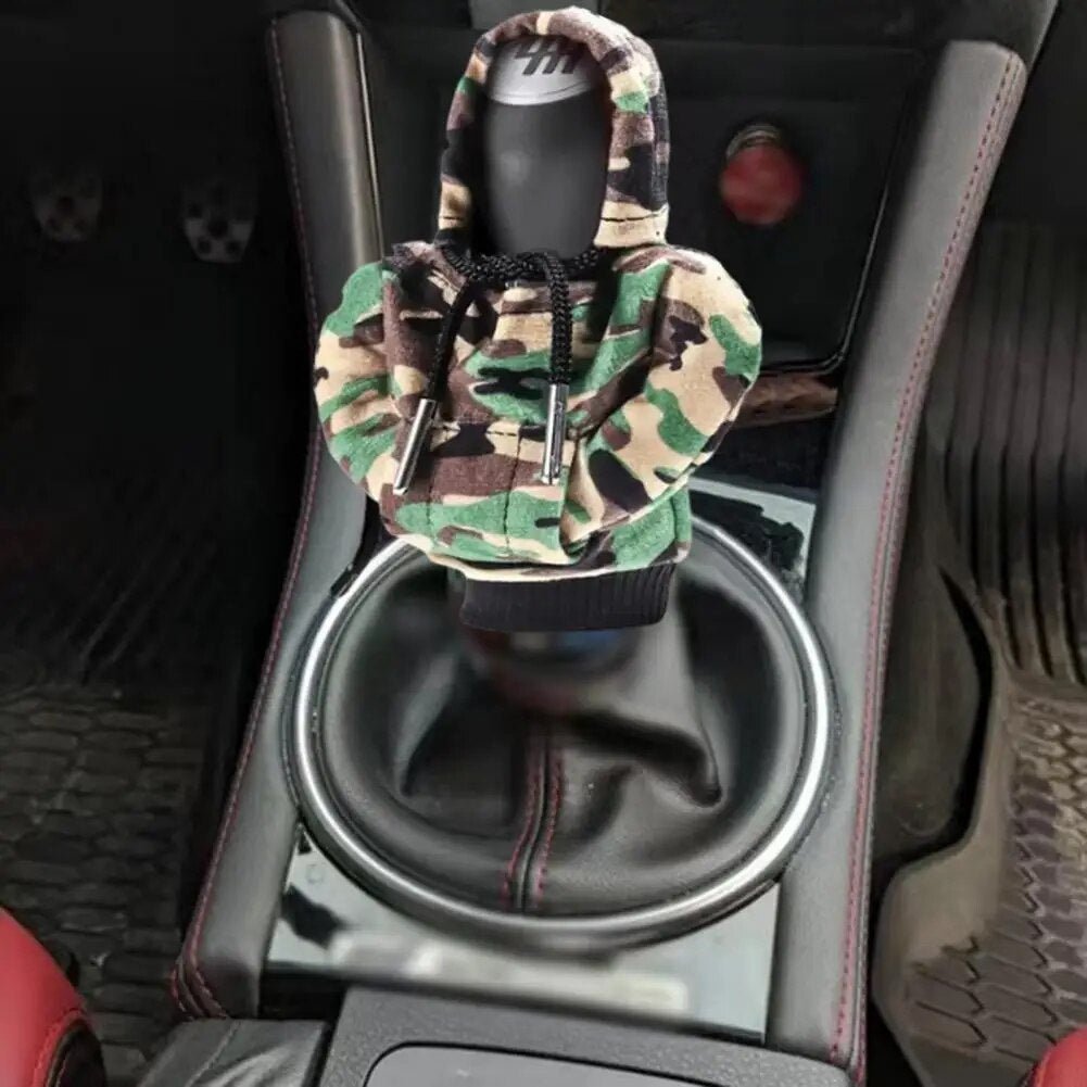 Car Gear Shift Cover Mini Hoodie Gear Shift Cover for Car Shifter Interior Trim - Itzyeshop