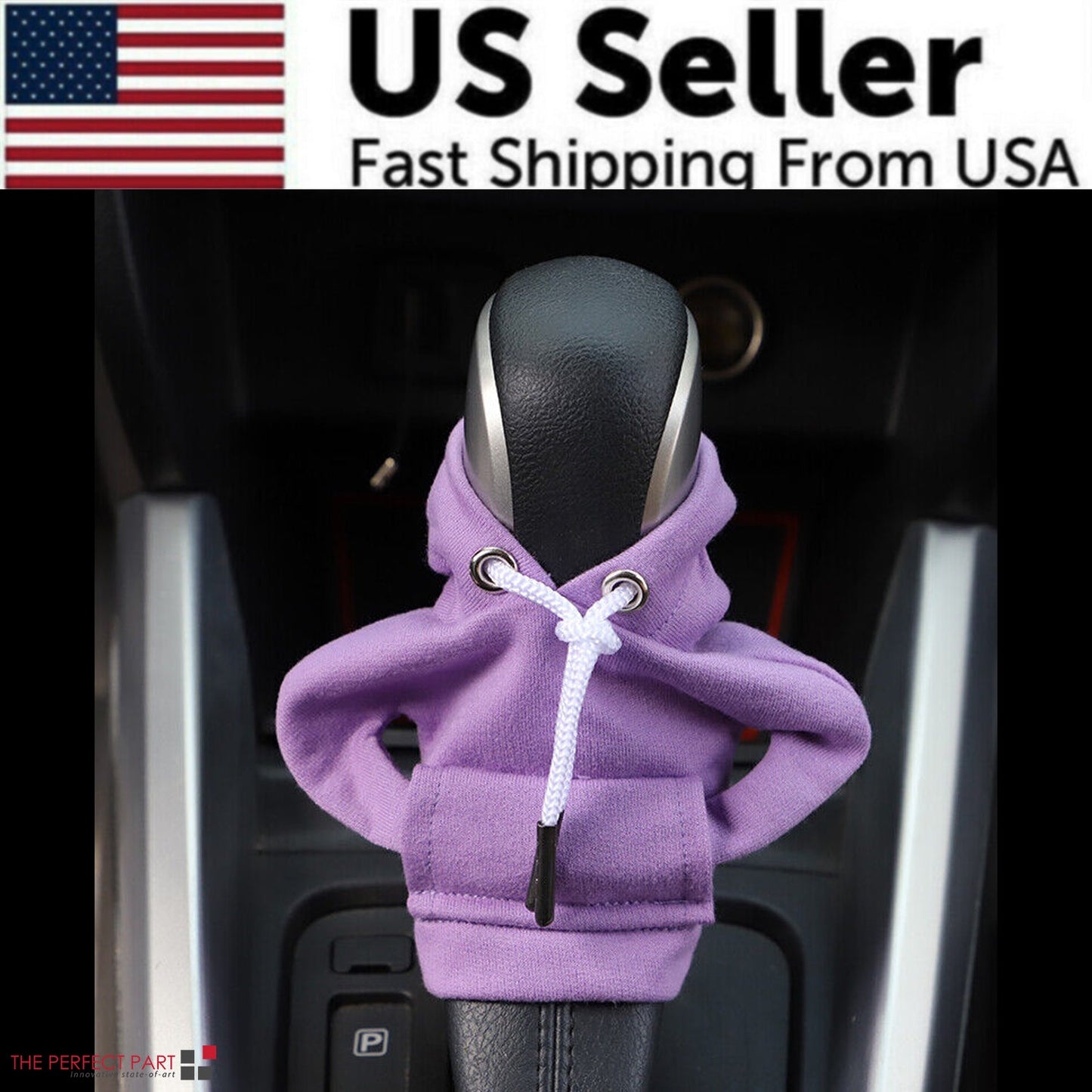 Car Gear Shift Cover Mini Hoodie Gear Shift Cover for Car Shifter Interior Trim - Itzyeshop