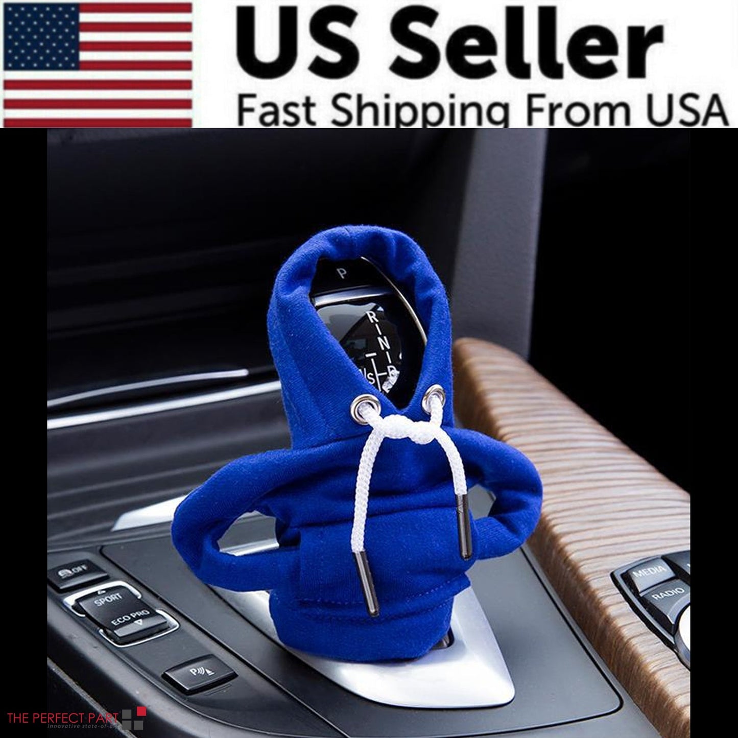 Car Gear Shift Cover Mini Hoodie Gear Shift Cover for Car Shifter Interior Trim - Itzyeshop
