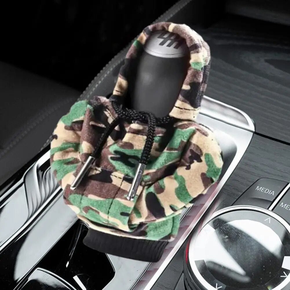 Car Gear Shift Cover Mini Hoodie Gear Shift Cover for Car Shifter Interior Trim - Itzyeshop