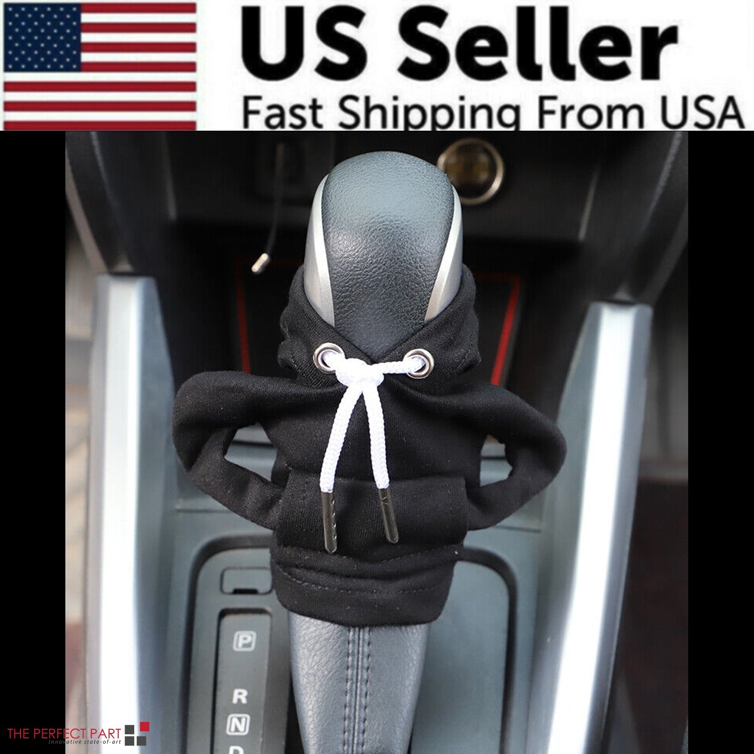 Car Gear Shift Cover Mini Hoodie Gear Shift Cover for Car Shifter Interior Trim - Itzyeshop