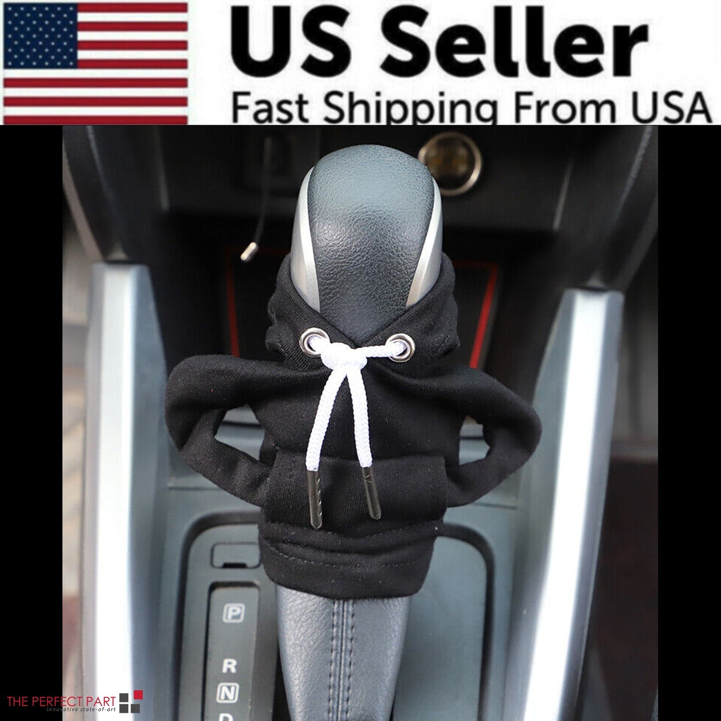 Car Gear Shift Cover Mini Hoodie Gear Shift Cover for Car Shifter Interior Trim - Itzyeshop