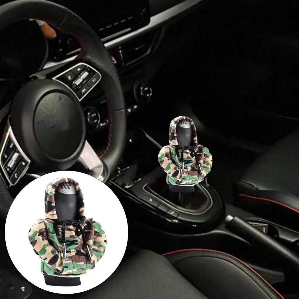 Car Gear Shift Cover Mini Hoodie Gear Shift Cover for Car Shifter Interior Trim - Itzyeshop