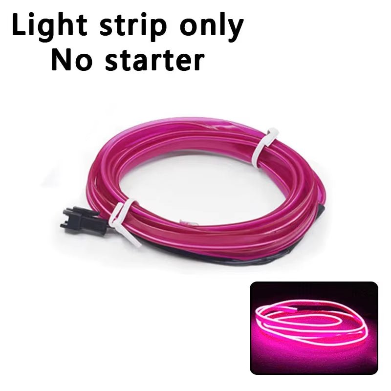 Car Interior Lights Ambient Lights 1M 3M 5M LED Flexible Neon Lighting String Lights for Car Interior Dashboard Door Decoration - Itzyeshop