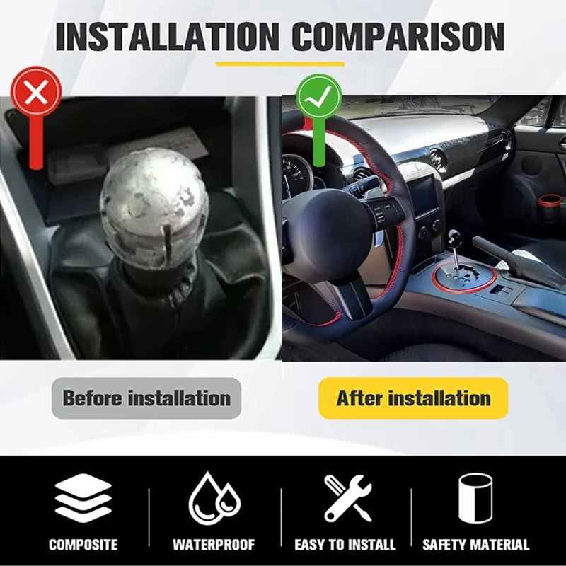 Car Modification Manual Universal Stem Head Aluminum Alloy round Ball Gear Handle Head round Trolley Bobblehead - Itzyeshop