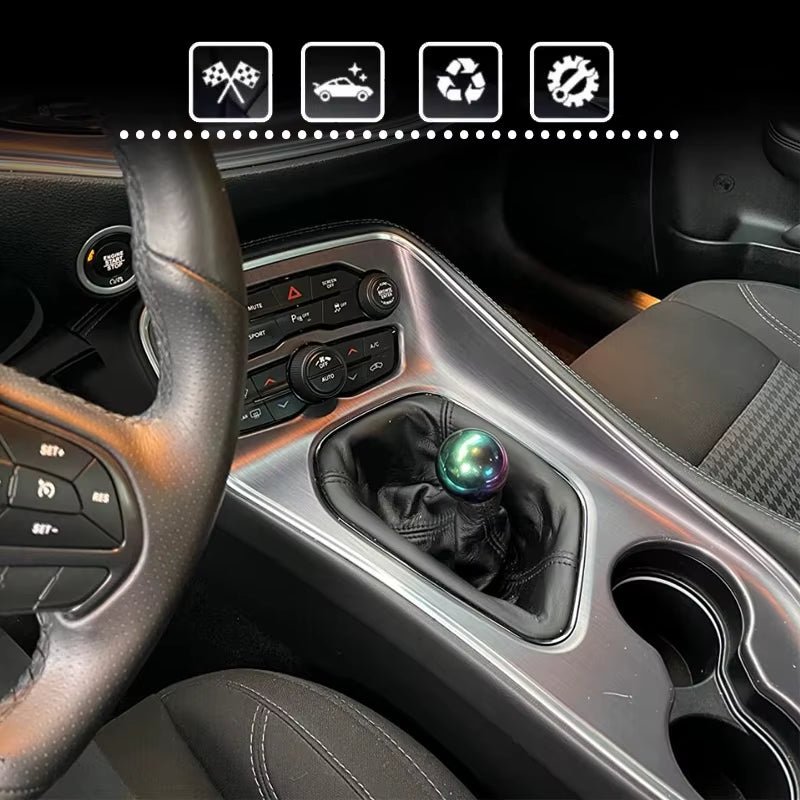 Car Modification Manual Universal Stem Head Aluminum Alloy round Ball Gear Handle Head round Trolley Bobblehead - Itzyeshop