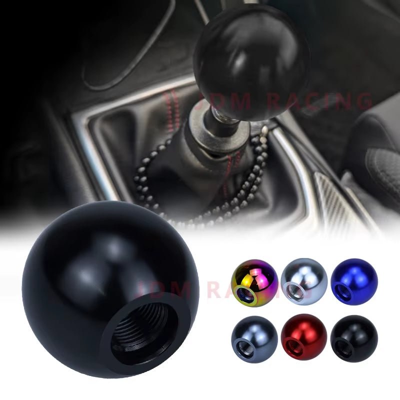 Car Modification Manual Universal Stem Head Aluminum Alloy round Ball Gear Handle Head round Trolley Bobblehead - Itzyeshop