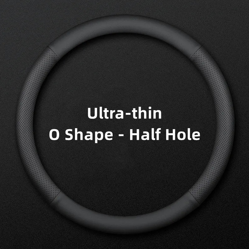 Ultra-thin Breathable Car Steering Wheel Cover 37-38cm - Universal Fit - Itzyeshop