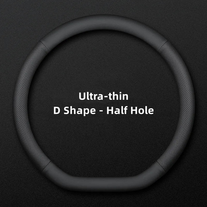 Ultra-thin Breathable Car Steering Wheel Cover 37-38cm - Universal Fit - Itzyeshop