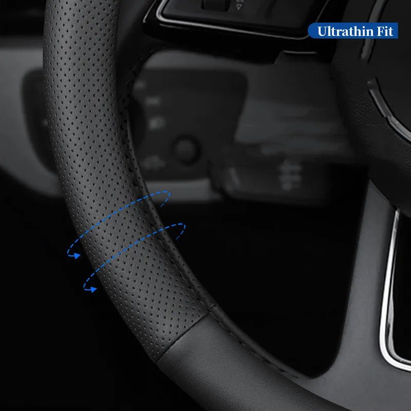 Car Steering Wheel Covers Ultra - thin Steering Wheel Cover Wrap Universal 37 - 38cm Breathable Steering Covers Car Accessories - Itzyeshop