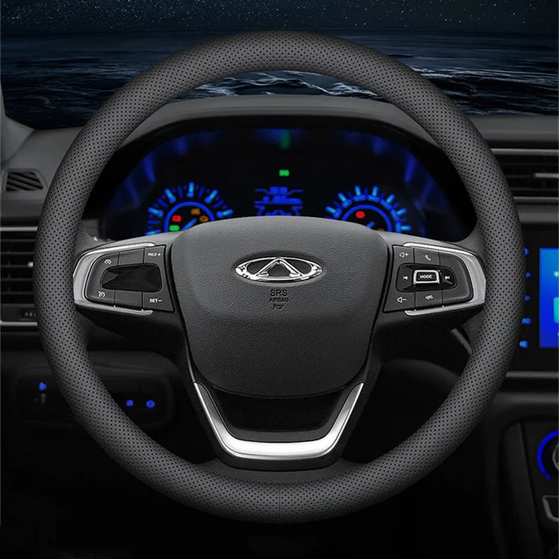 Ultra-thin Breathable Car Steering Wheel Cover 37-38cm - Universal Fit - Itzyeshop
