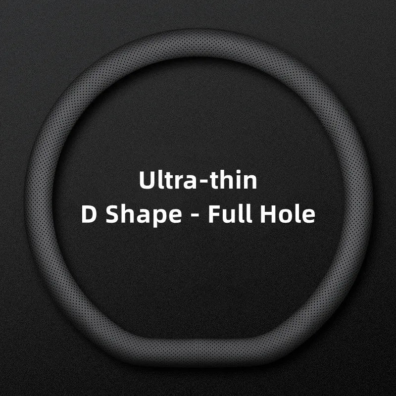 Ultra-thin Breathable Car Steering Wheel Cover 37-38cm - Universal Fit - Itzyeshop