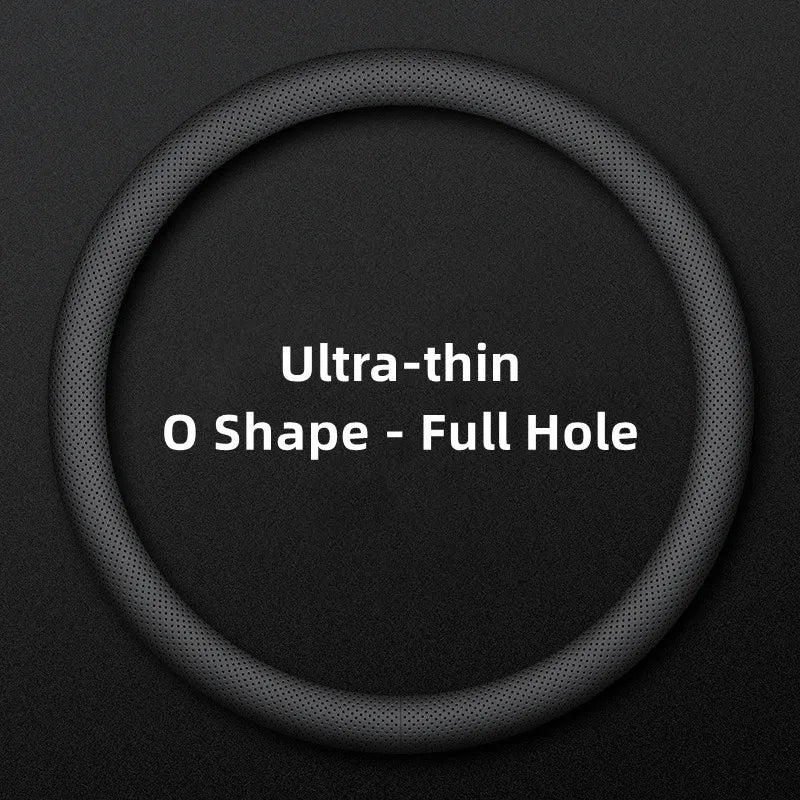 Ultra-thin Breathable Car Steering Wheel Cover 37-38cm - Universal Fit - Itzyeshop