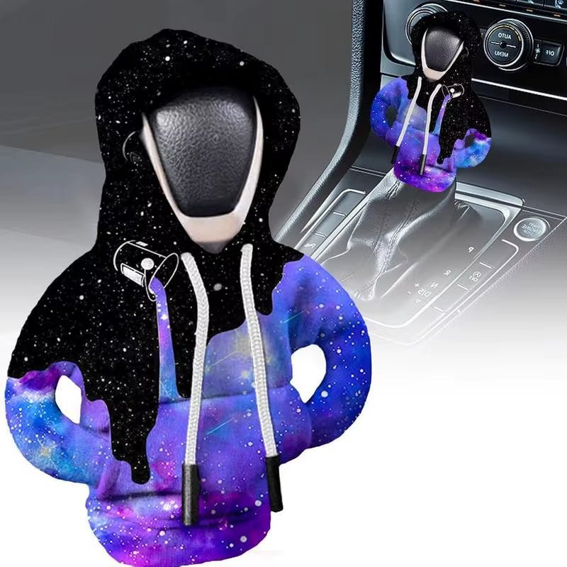 Gear Shift Hoodie Cover Shift Cover Car Gear Handle Decoration Fits Manual Automatic Universal Car Shift Lever Interior Decor - Itzyeshop