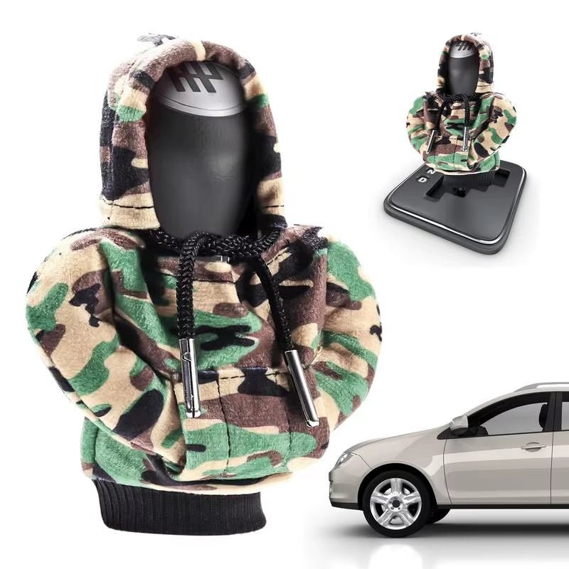 Gear Shift Hoodie Cover Shift Cover Car Gear Handle Decoration Fits Manual Automatic Universal Car Shift Lever Interior Decor - Itzyeshop
