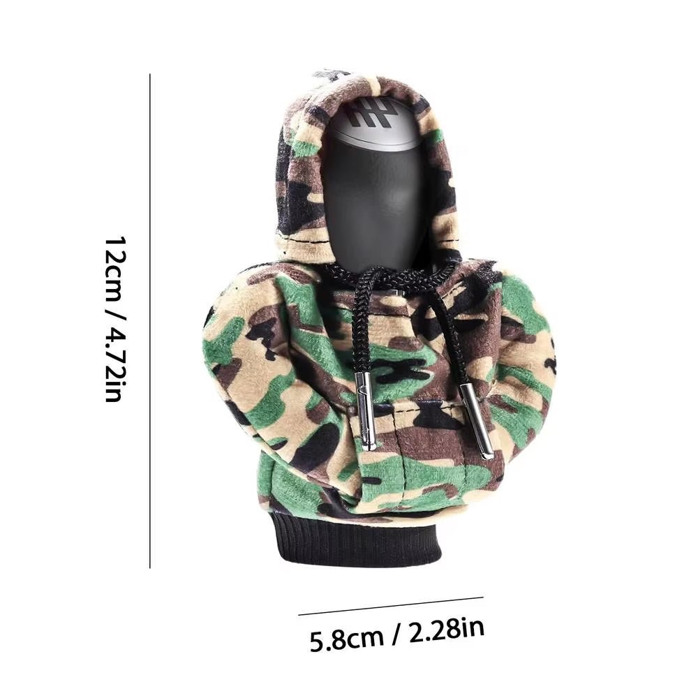 Gear Shift Hoodie Cover Shift Cover Car Gear Handle Decoration Fits Manual Automatic Universal Car Shift Lever Interior Decor - Itzyeshop