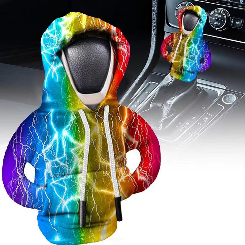 Gear Shift Hoodie Cover Shift Cover Car Gear Handle Decoration Fits Manual Automatic Universal Car Shift Lever Interior Decor - Itzyeshop