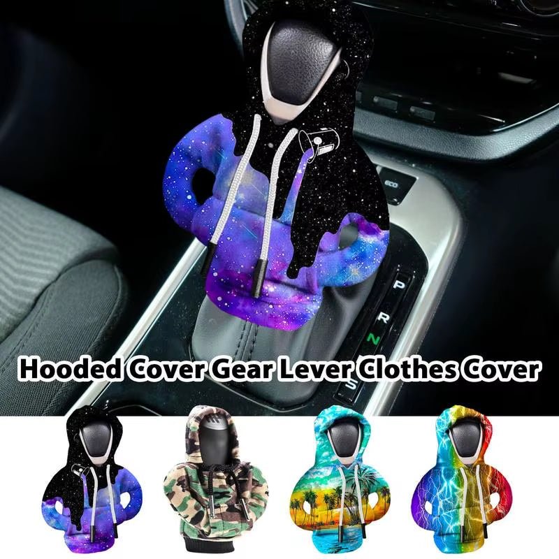 Gear Shift Hoodie Cover Shift Cover Car Gear Handle Decoration Fits Manual Automatic Universal Car Shift Lever Interior Decor - Itzyeshop