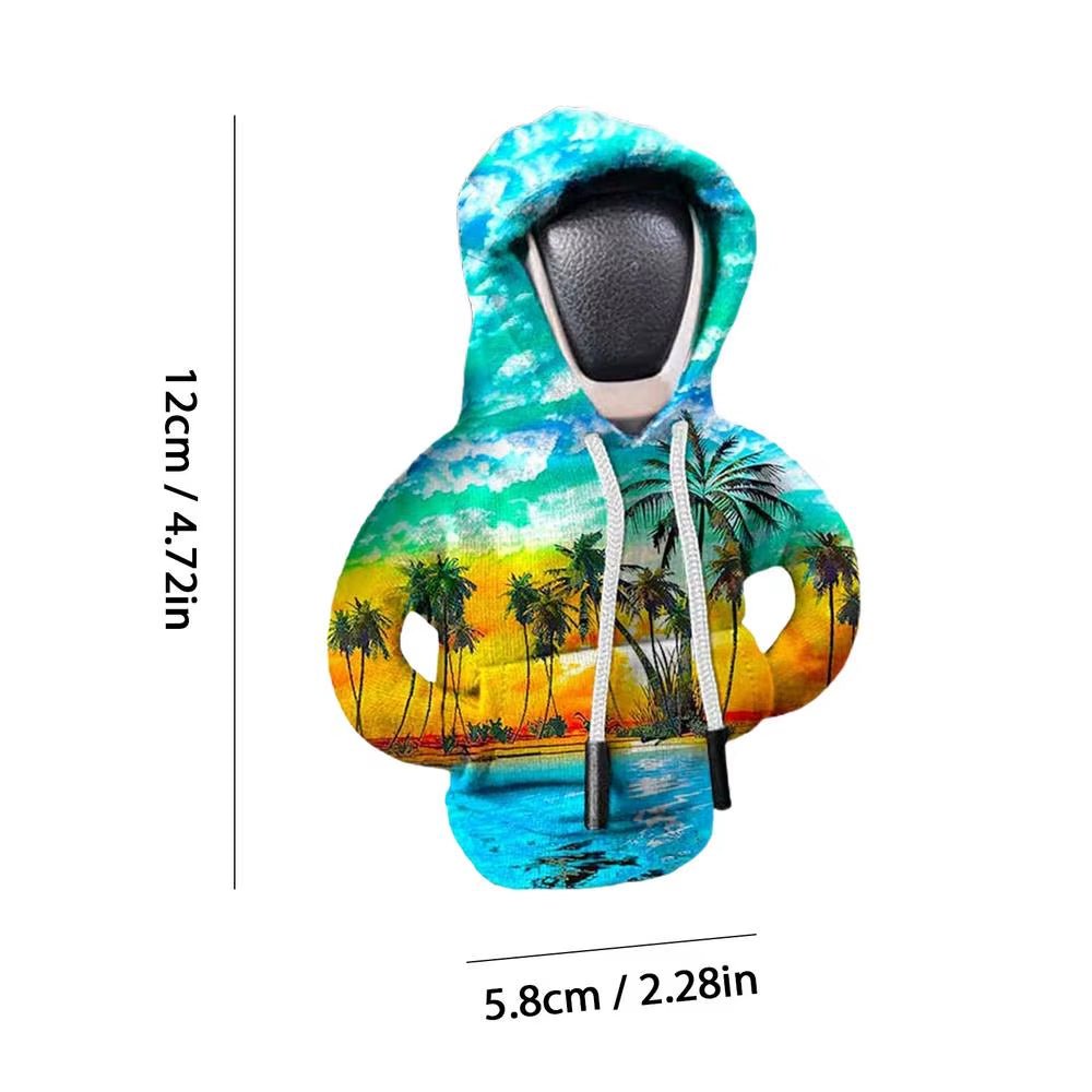 Gear Shift Hoodie Cover Shift Cover Car Gear Handle Decoration Fits Manual Automatic Universal Car Shift Lever Interior Decor - Itzyeshop