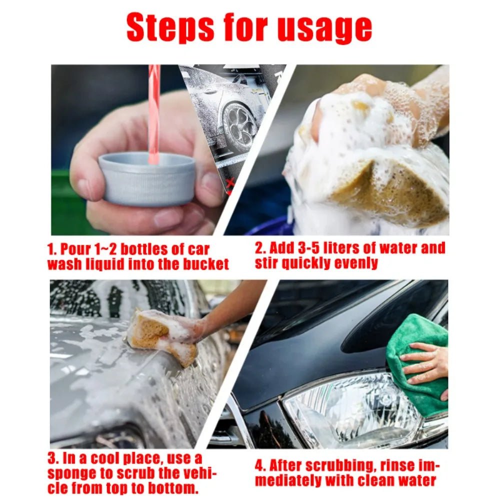 Gloss Foaming Car Wash Soap (Works with Foam Cannons, Guns or Bucket Washes) for Cars Trucks Motorcycles Produits Lavage Voiture - Itzyeshop