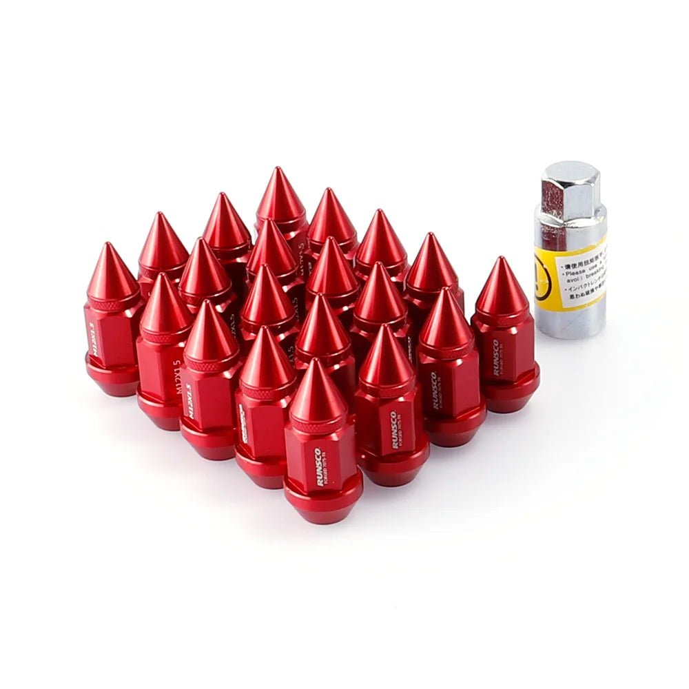 Length 55mm Wheel Nuts M12x1.5/M12x1.25 Tuning Car Lug Nuts Forged 7075 - T6 Aluminium HEX 19mm - Itzyeshop