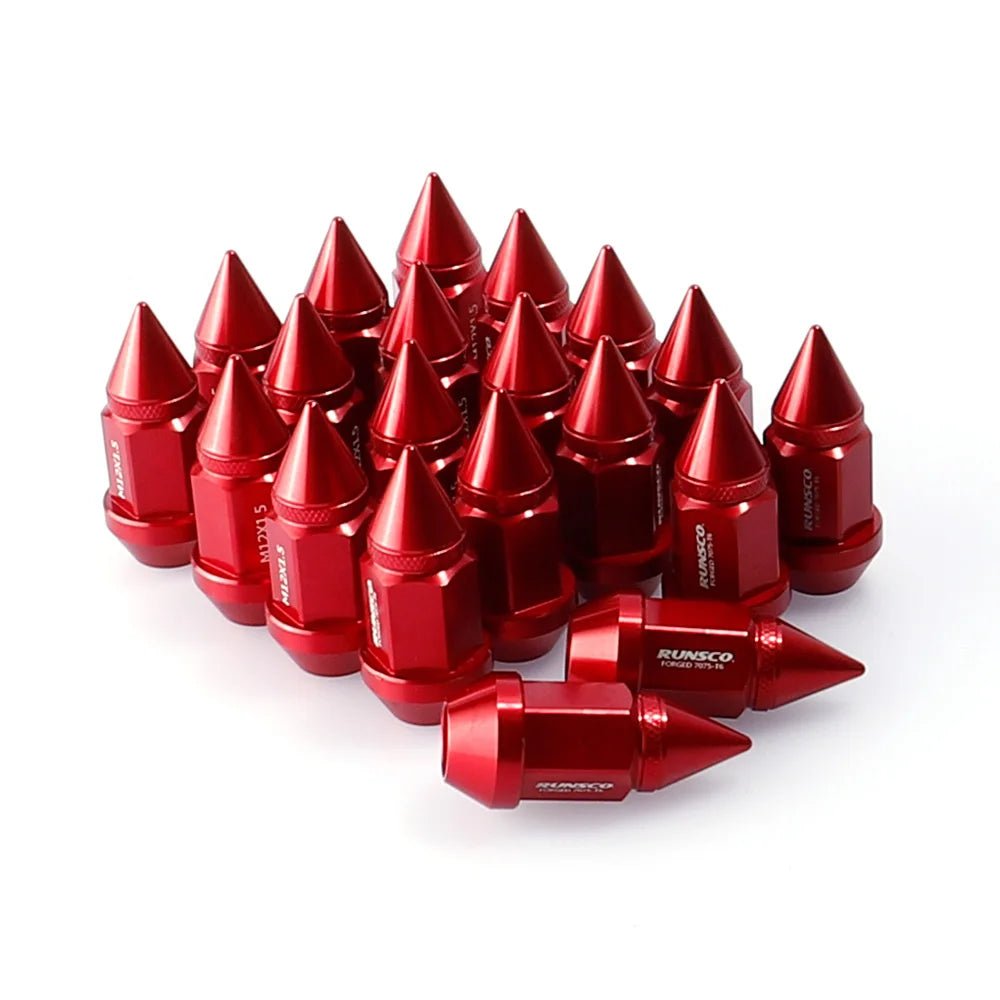Length 55mm Wheel Nuts M12x1.5/M12x1.25 Tuning Car Lug Nuts Forged 7075 - T6 Aluminium HEX 19mm - Itzyeshop