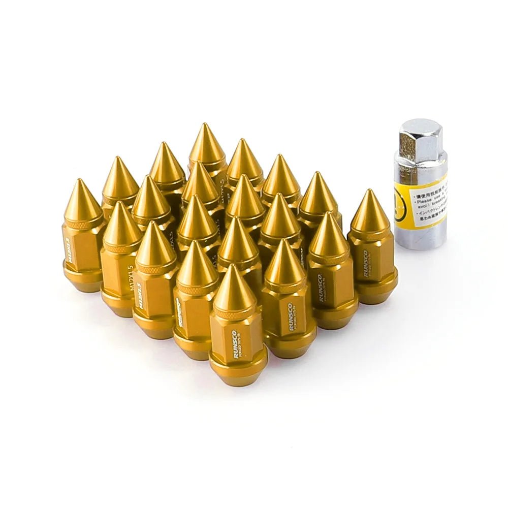 Length 55mm Wheel Nuts M12x1.5/M12x1.25 Tuning Car Lug Nuts Forged 7075 - T6 Aluminium HEX 19mm - Itzyeshop