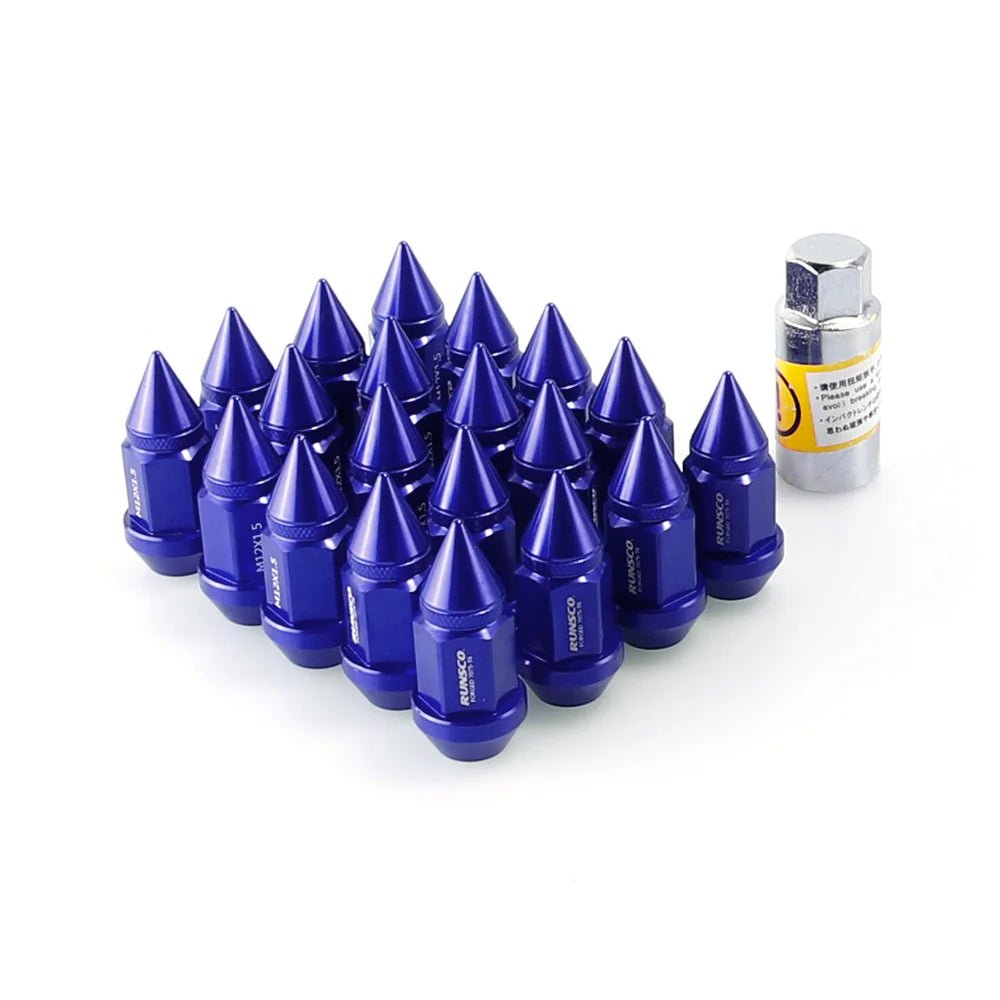 Length 55mm Wheel Nuts M12x1.5/M12x1.25 Tuning Car Lug Nuts Forged 7075 - T6 Aluminium HEX 19mm - Itzyeshop