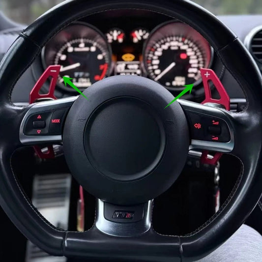 Paddle Shifter For Audi A4 B8 A3 8P S3 A5 A6 S6 C6 Q5 A8 R8 TT TTS MK2 8J Avant Car Steering Wheel Paddles Extension DSG - Itzyeshop