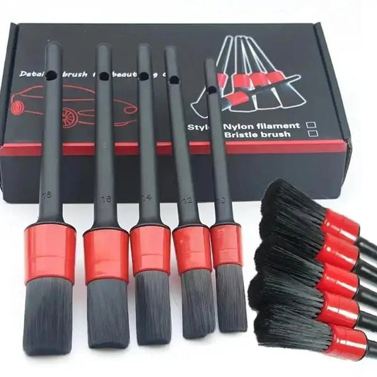 Premium Nylon Car Detailing Brush Kit - Multi - Surface Auto Cleaning Tools for Dashboard, Vents, Wheels - Itzyeshop