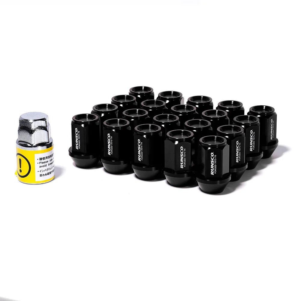 Racing Wheel Lug Nuts M12x1.5/M12x1.25 Tuning Car Universal Wheel Nuts Forged 7075 - T6 Aluminium Length 35mm HEX 19mm - Itzyeshop