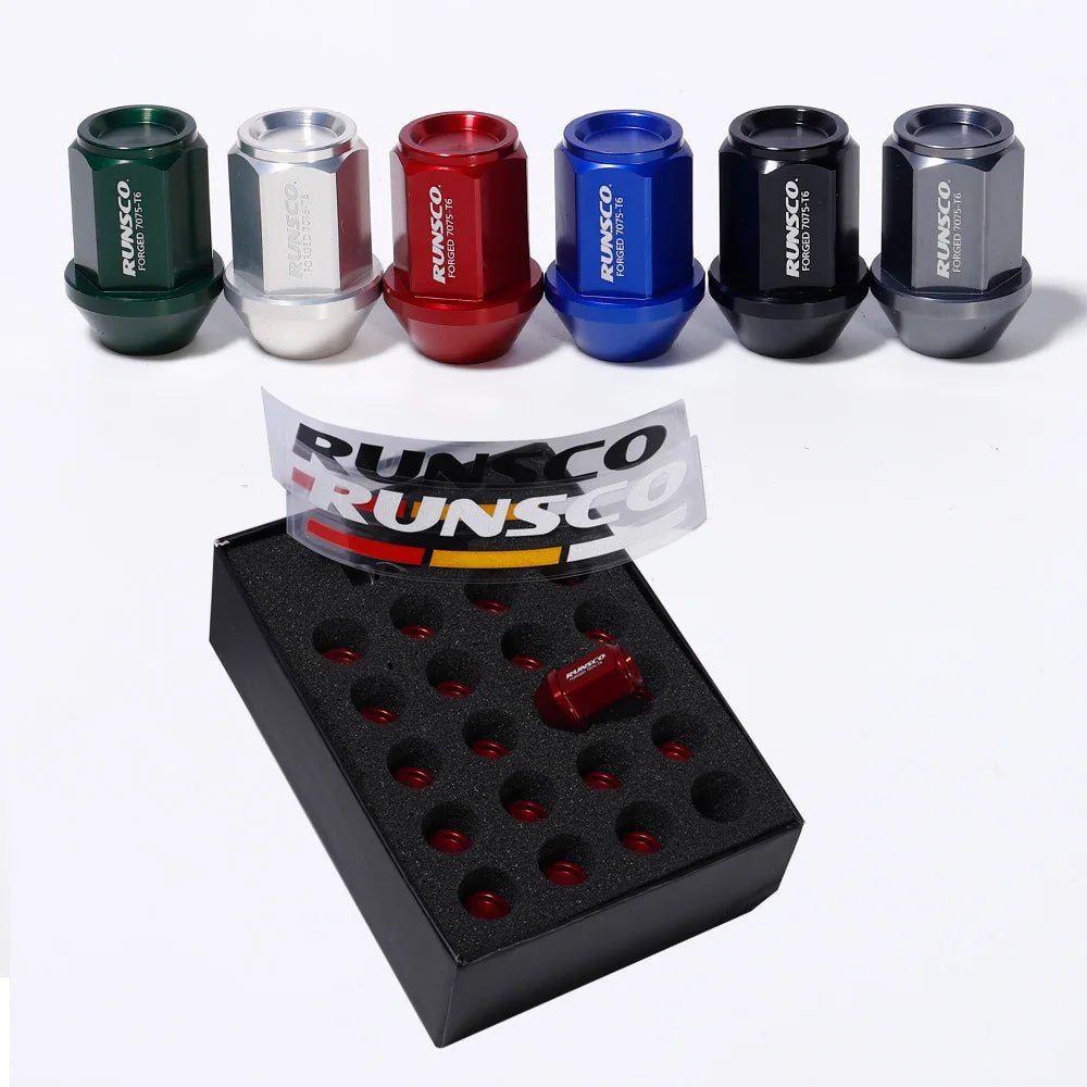 Racing Wheel Lug Nuts M12x1.5/M12x1.25 Tuning Car Universal Wheel Nuts Forged 7075 - T6 Aluminium Length 35mm HEX 19mm - Itzyeshop