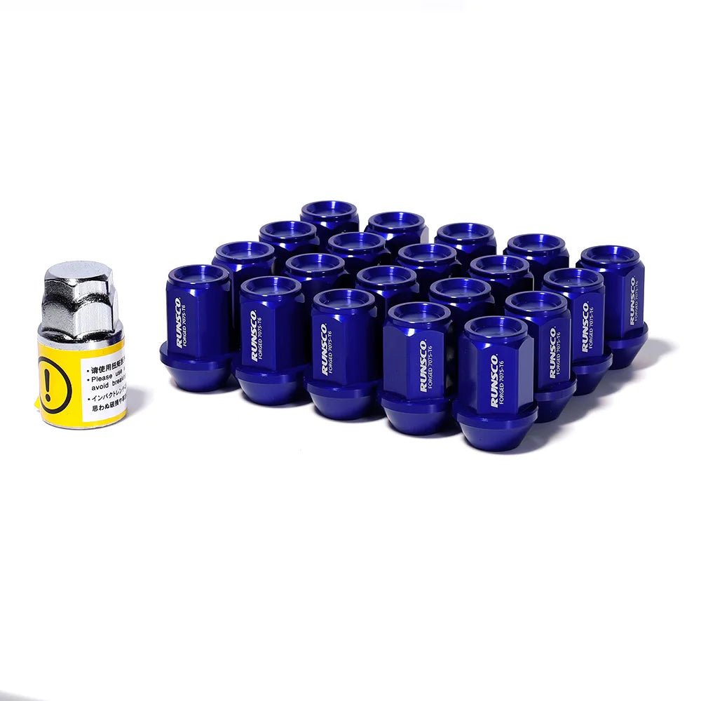 Racing Wheel Lug Nuts M12x1.5/M12x1.25 Tuning Car Universal Wheel Nuts Forged 7075 - T6 Aluminium Length 35mm HEX 19mm - Itzyeshop