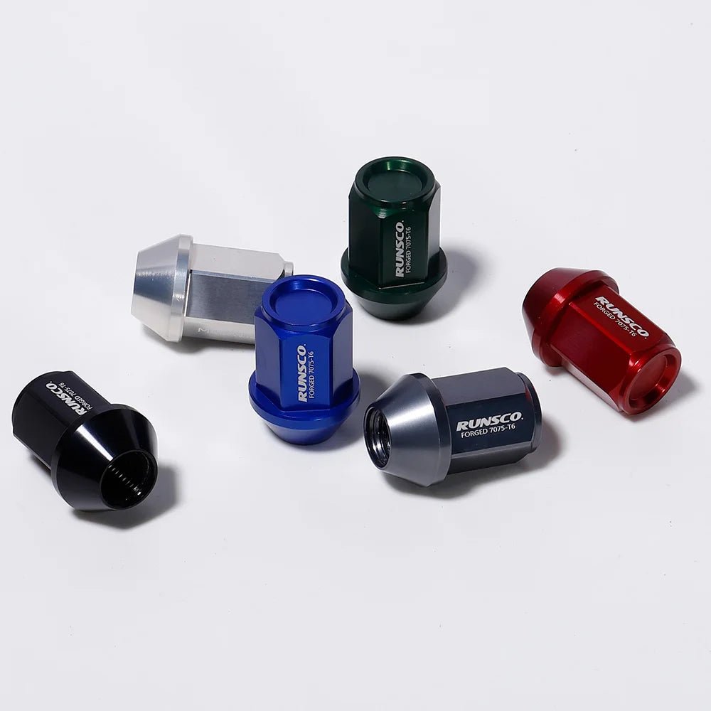 Racing Wheel Lug Nuts M12x1.5/M12x1.25 Tuning Car Universal Wheel Nuts Forged 7075 - T6 Aluminium Length 35mm HEX 19mm - Itzyeshop
