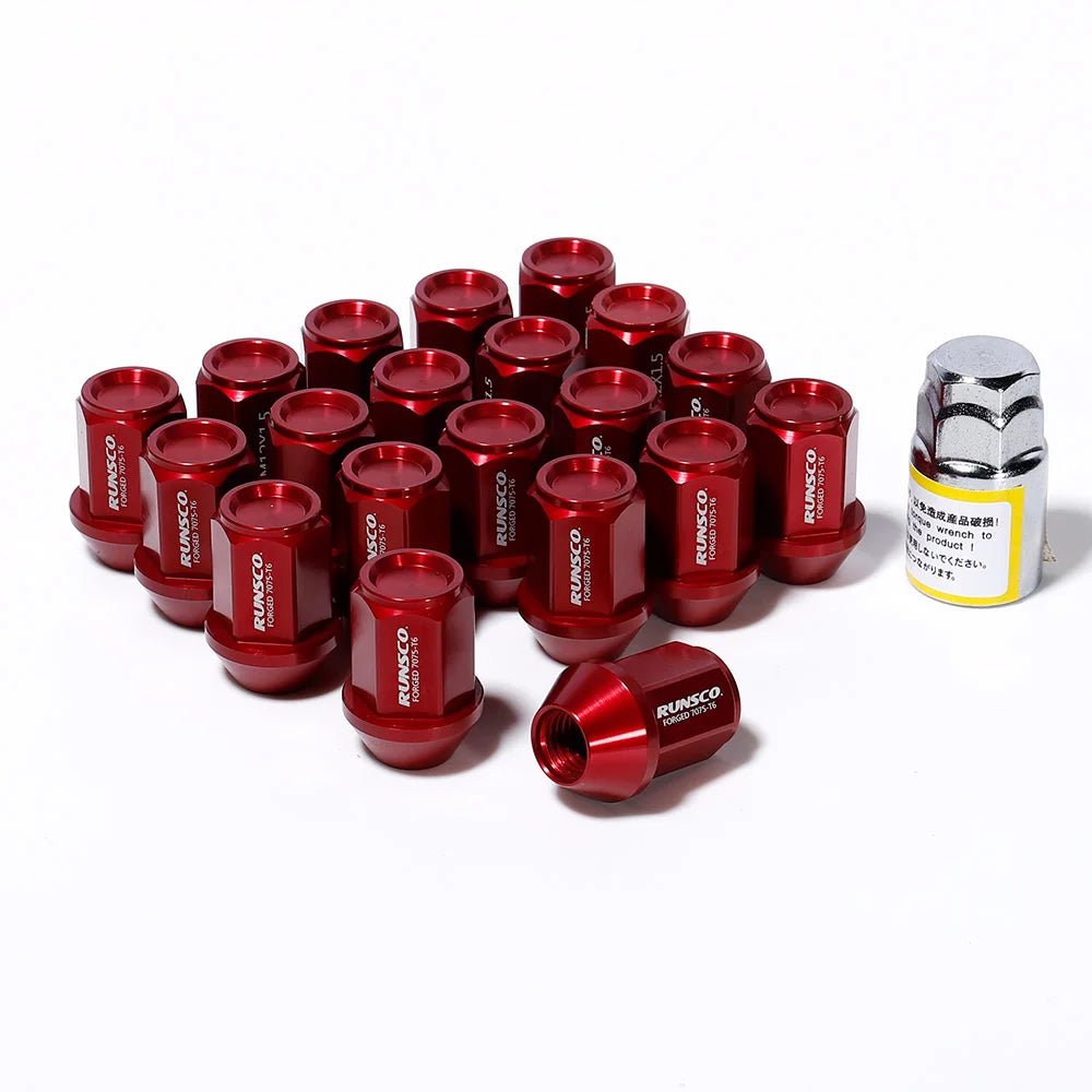 Racing Wheel Lug Nuts M12x1.5/M12x1.25 Tuning Car Universal Wheel Nuts Forged 7075 - T6 Aluminium Length 35mm HEX 19mm - Itzyeshop